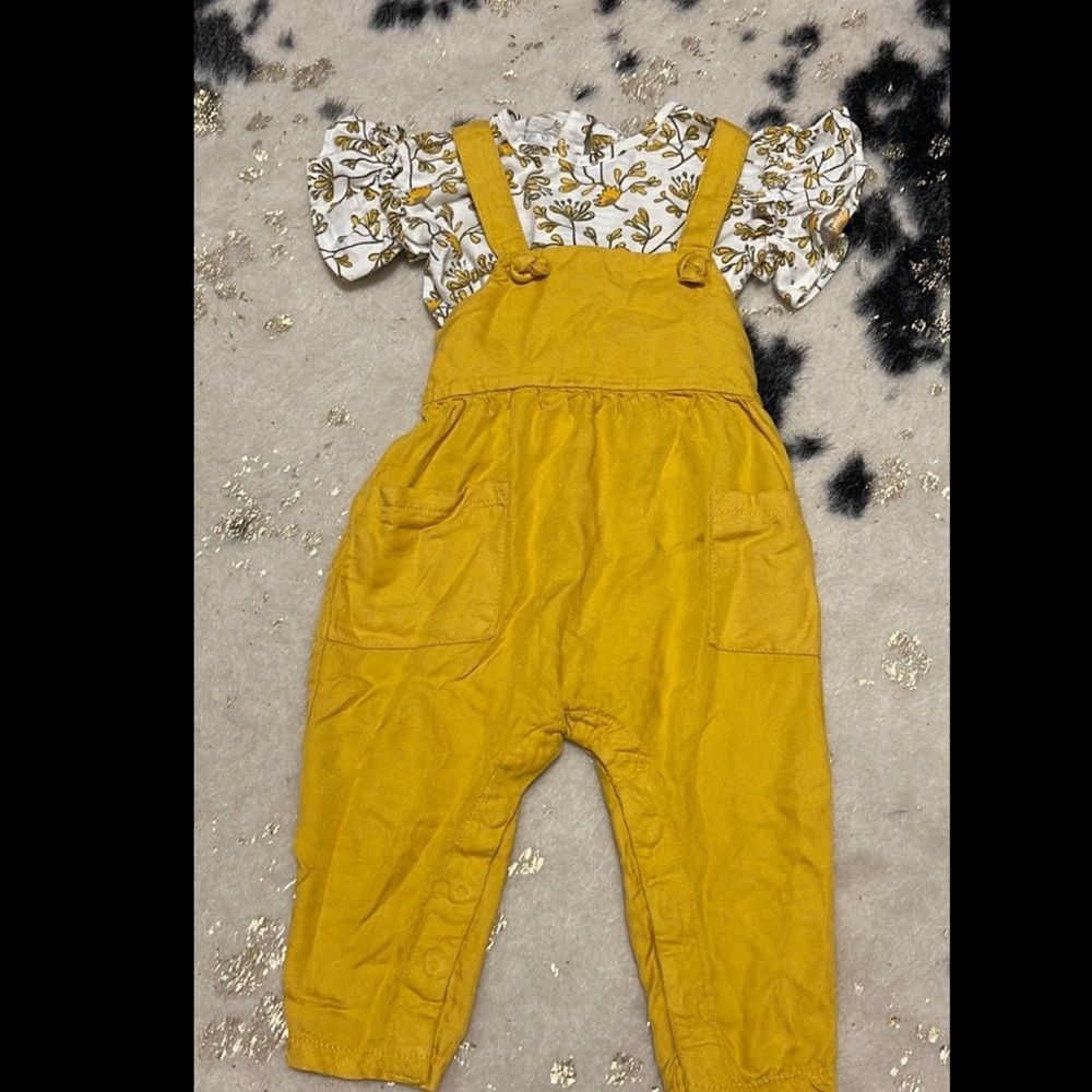 Paper bag overall outfit